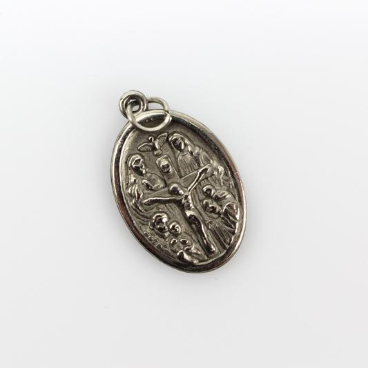 vintage crucifixion four way medal