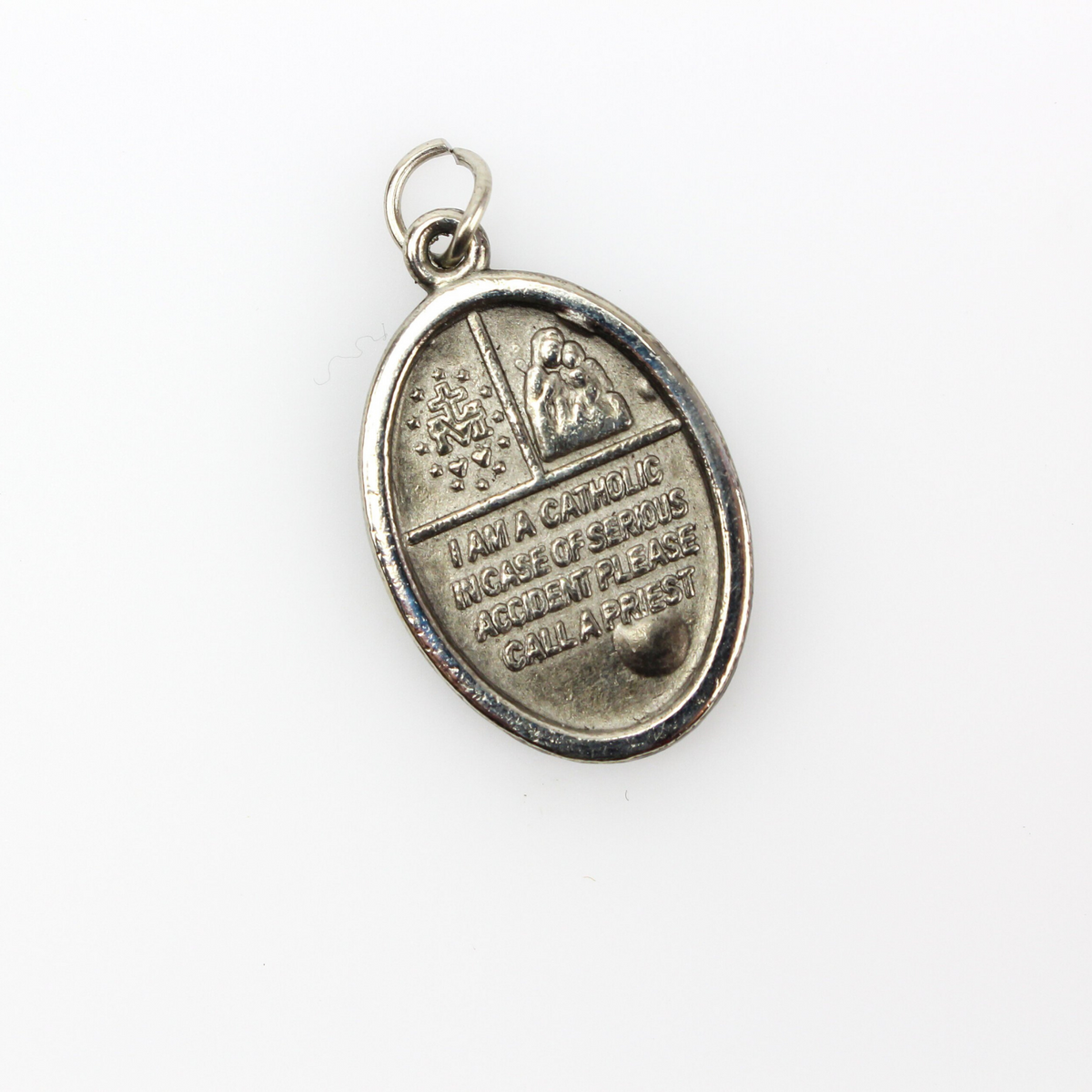 Vintage Crucifixion Four Way Cross Scapular Medal