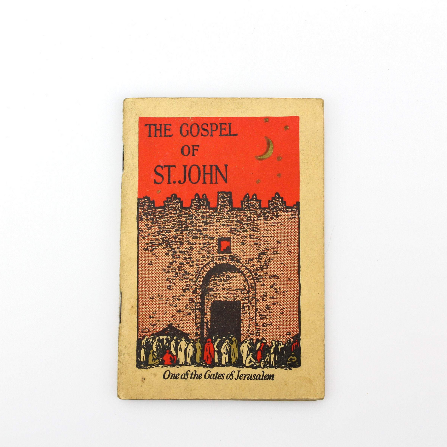 vintage religious pamphlet the gospel of st john 1928