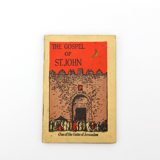 vintage religious pamphlet the gospel of st john 1928
