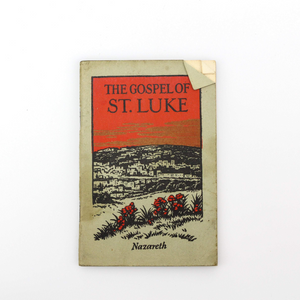 vintage religious pamphlet the gospel of saint luke 1928 edition