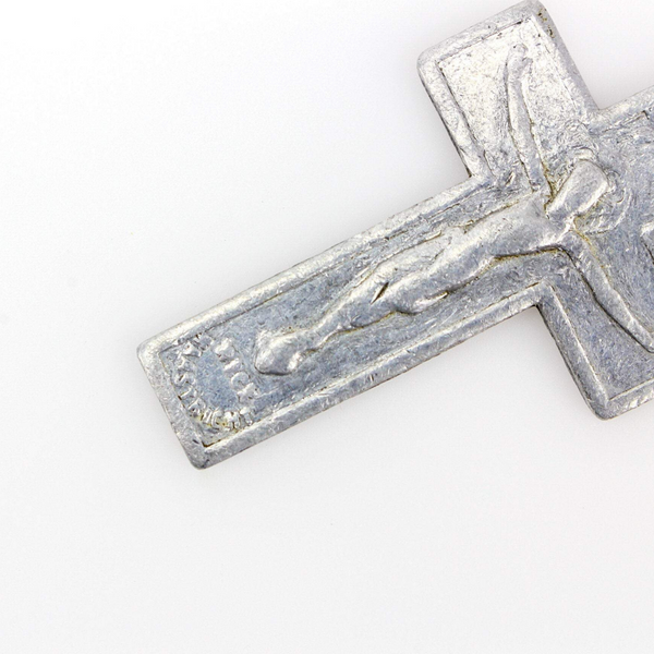 Vintage Silver Crucifix Cross Pendant - Maastricht Pilgrimage of the Relics