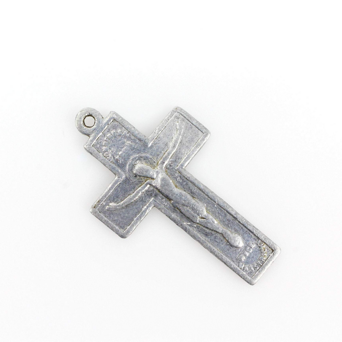 Vintage Silver Crucifix Cross Pendant - Maastricht Pilgrimage of the Relics