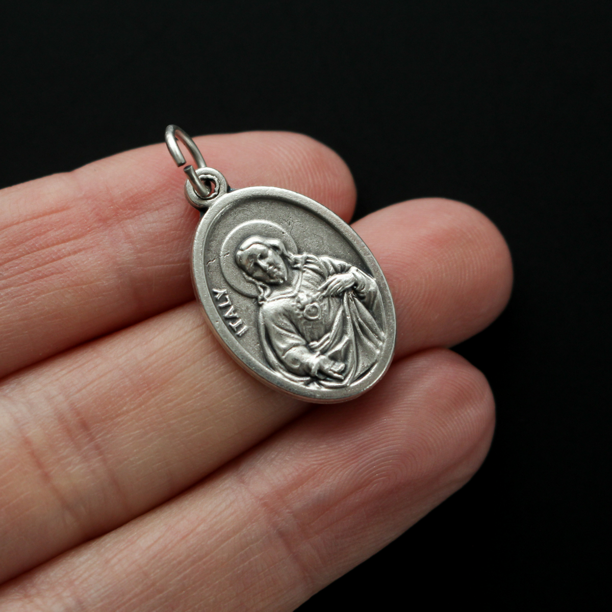 Our Lady of Mount Carmel and Sacred Heart of Jesus Scapular Medal