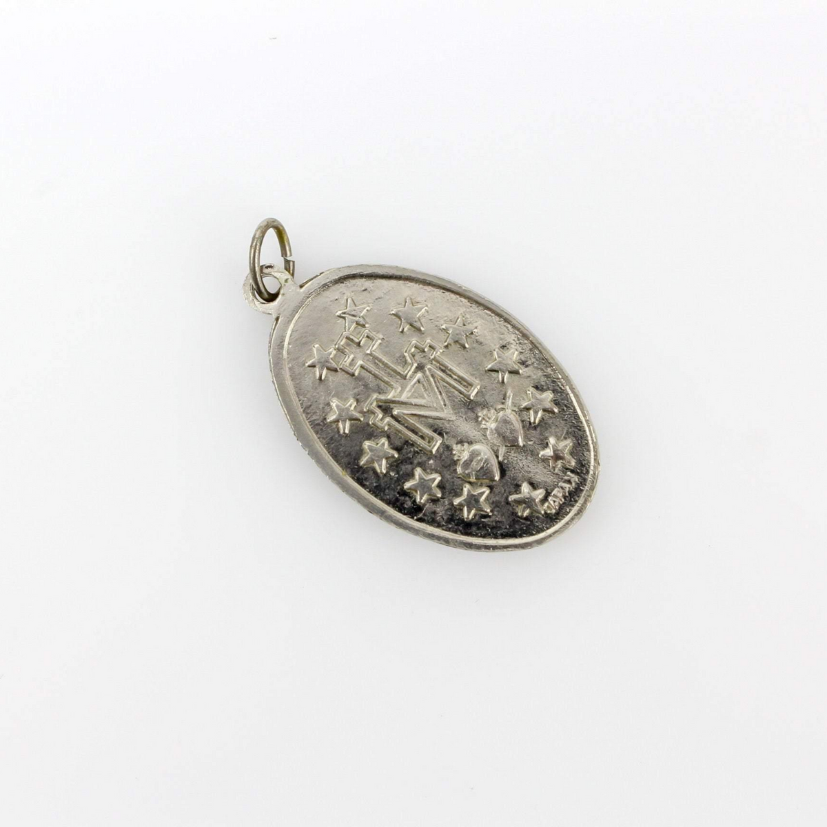 Vintage Mid Century Miraculous Medal - Blessed Virgin Mary Devotional Medal